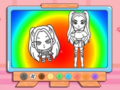 Gra Coloring Book: Mira Kpop Demon Hunters