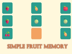 Gra Simple Fruit Memory