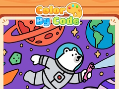 Gra Color By Code Space Bear