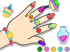 Gra Coloring Book: Nail Art & Bracelet Diy