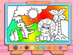 Gra Coloring Book: Jurassic Dinosaurs