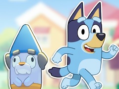 Gra Jigsaw Puzzle: Bluey & Bingo Obstacle Course