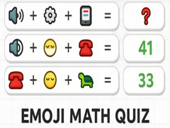 Gra Emoji Math Quiz
