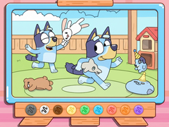 Gra Coloring Book: Bluey & Bingo Chasing Play
