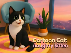 Gra Cartoon Сat: naughty kitten