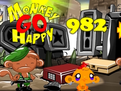Gra Monkey Go Happy Stage 982