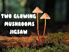 Gra Two Glowing Mushrooms Jigsaw