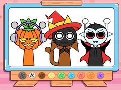 Gra Coloring Book: Incredibox Sprunki Halloween