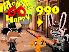 Gra Monkey Go Happy Stage 990