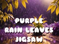Gra Purple Rain Leaves Jigsaw