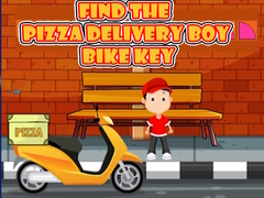 Gra Find the Pizza Delivery Boy Bike Key