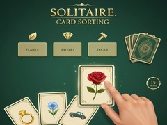 Gra Solitaire. Card Sorting