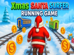 Gra Xmas Santa Surfer Running Game