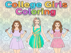 Gra College Girls Coloring