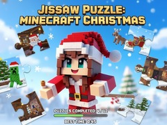 Gra Jigsaw Puzzle: Minecraft Christmas