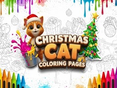 Gra Christmas Cat Coloring Pages