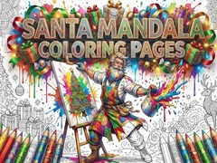 Gra Santa Mandala Coloring Pages