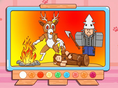 Gra Coloring Book: 99 Nights In The Forest