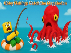 Gra Obby Fishing: Catch the Megalodon