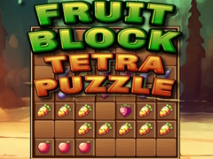 Gra Fruit Block Tetra Puzzle