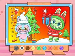 Gra Coloring Book: Christmas Labubu