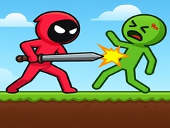 Gra Red Stickman vs Monster School