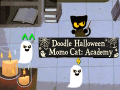 Gra Doodle Halloween Momo Cat: Academy
