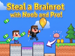 Gra Steal a Brainrot with Noob and Pro!