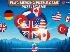 Gra Flag Merging Game Puzzle Game