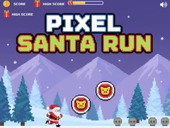 Gra Pixel Santa Run
