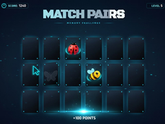 Gra Match Pairs Memory Challenge
