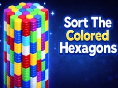 Gra Sort The Colored Hexagons