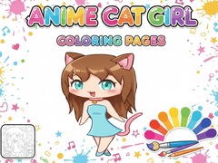 Gra Anime Cat Girl Coloring Pages
