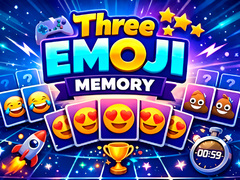 Gra Three Emoji Memory