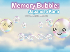 Gra Memory Bubble: Japanese Kana