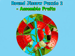 Gra Round jigsaw Puzzle 2 - Assemble Fruits