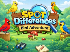 Gra Spot Differences Bird Adventure