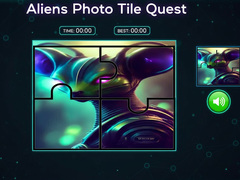 Gra Aliens Photo Tile Quest
