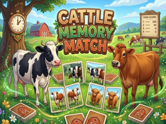 Gra Cattle Memory Match