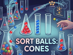Gra Sort Balls: Cones