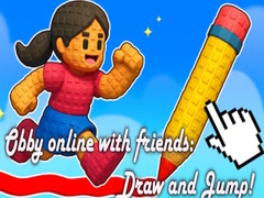 Gra Obby online with friends: Draw and Jump!