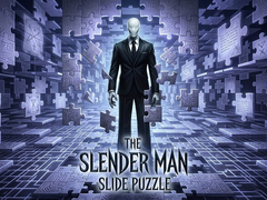 Gra The Slender Man Slide puzzle