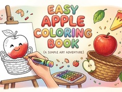 Gra Easy Apple Coloring Book