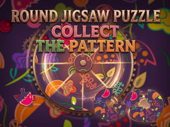 Gra Round jigsaw Puzzle - Collect the Pattern