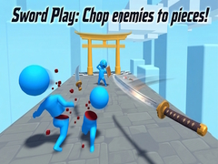 Gra Sword Play: Chop enemies to pieces!