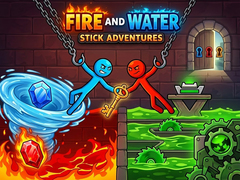 Gra Fire and Water: Stick Adventures