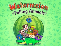 Gra Watermelon Falling Animals