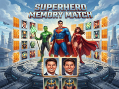 Gra Superhero Memory Match