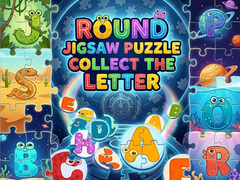 Gra Round Jigsaw Puzzle - Collect the Letter
