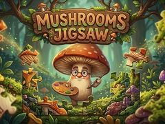 Gra Mushrooms Jigsaw